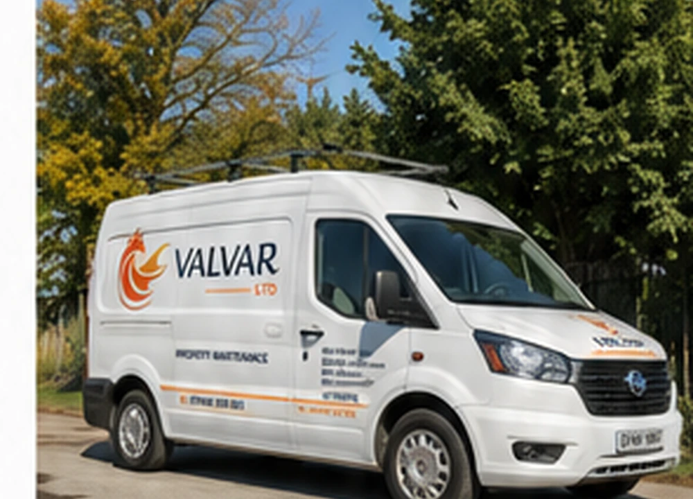 White Valvar LTD property maintenance van